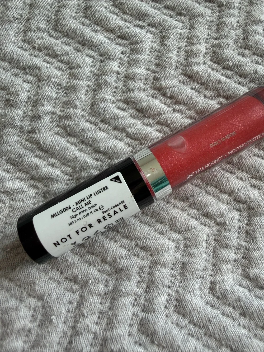 Ciaté London Lip Lustre Call Me Mini High Shine Shimmer Lip Gloss Travel Size